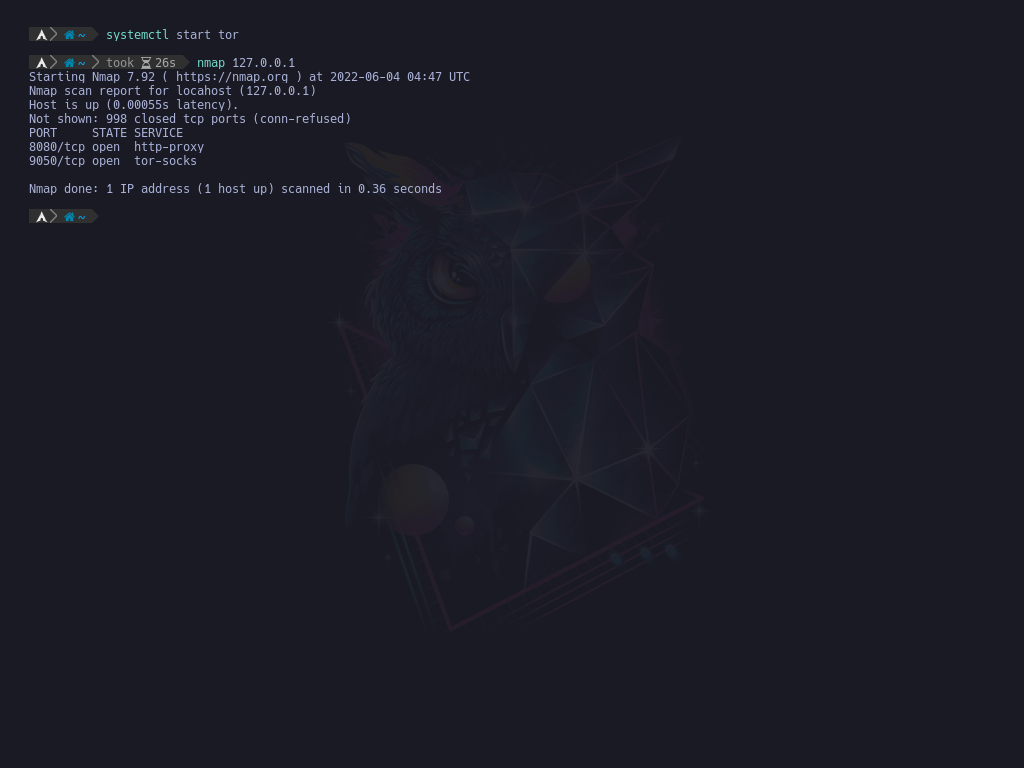 verificar el servicio tor